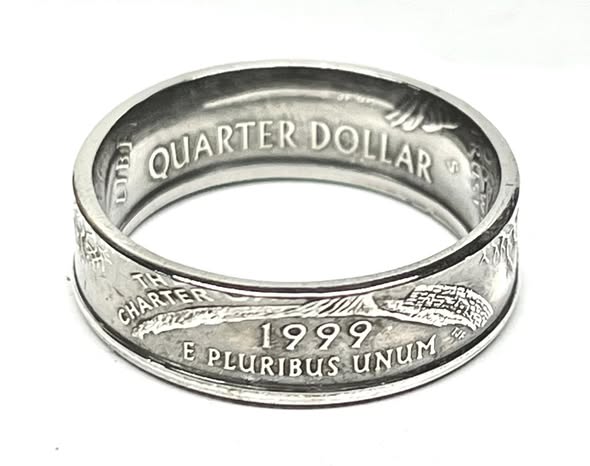 Connecticut Coin Ring (silver)