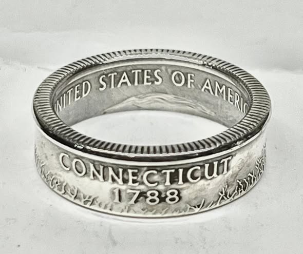 Connecticut Coin Ring (silver)