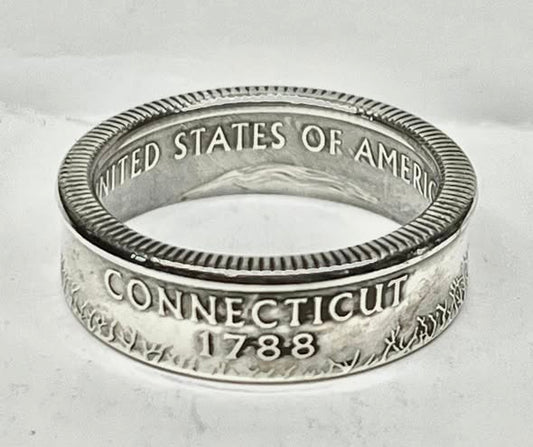 Connecticut Coin Ring (silver)