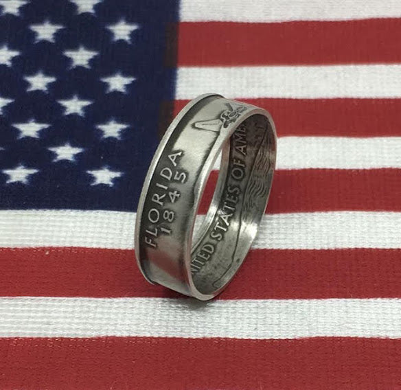 US States Coin Rings