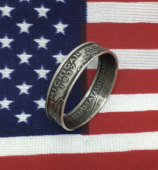 US States Coin Rings