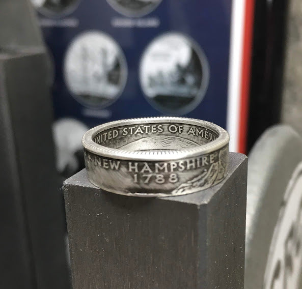 US States Coin Rings