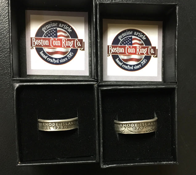 US States Coin Rings
