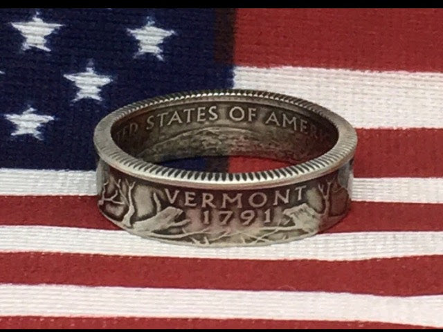 US States Coin Rings